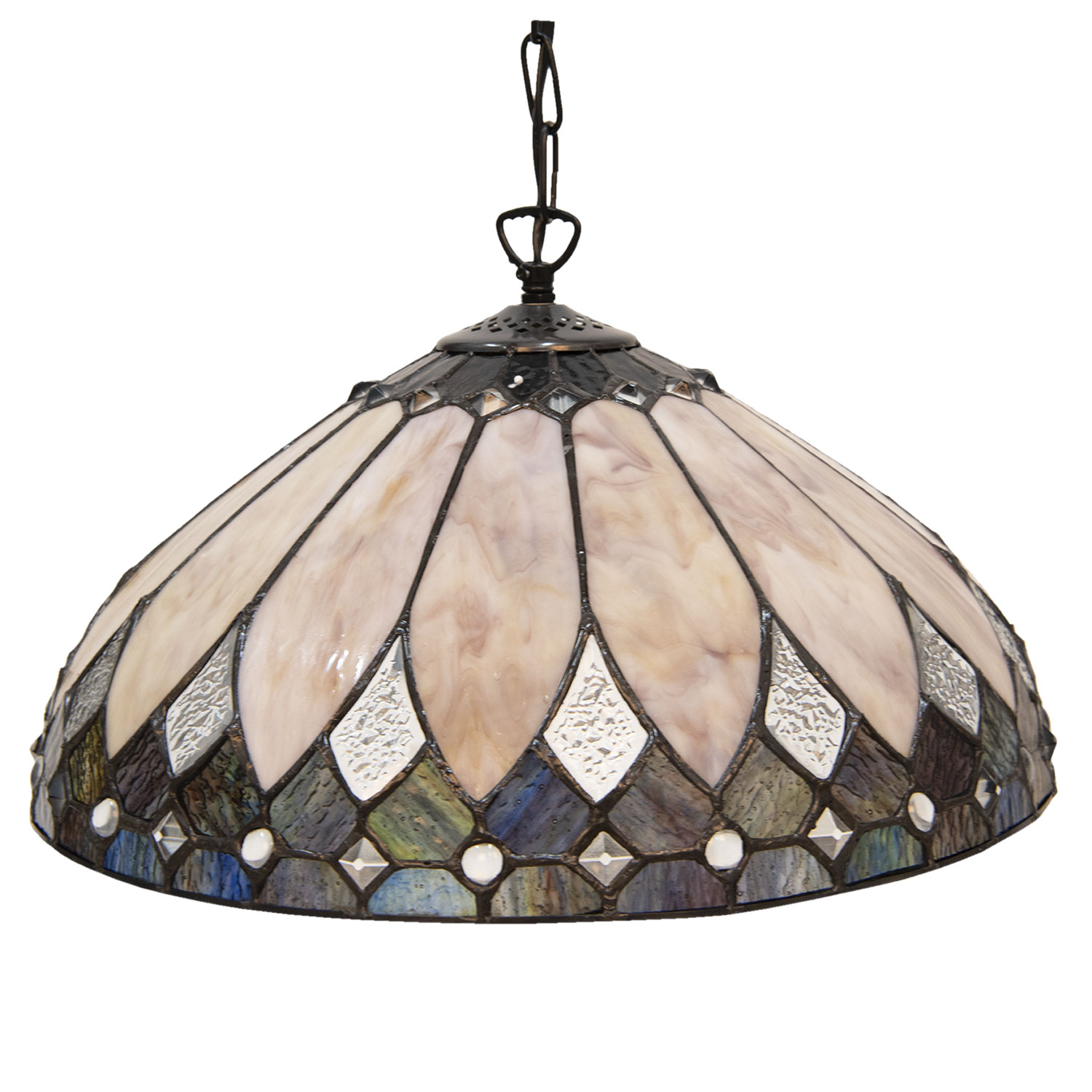 zavesna lampa luster tiffany