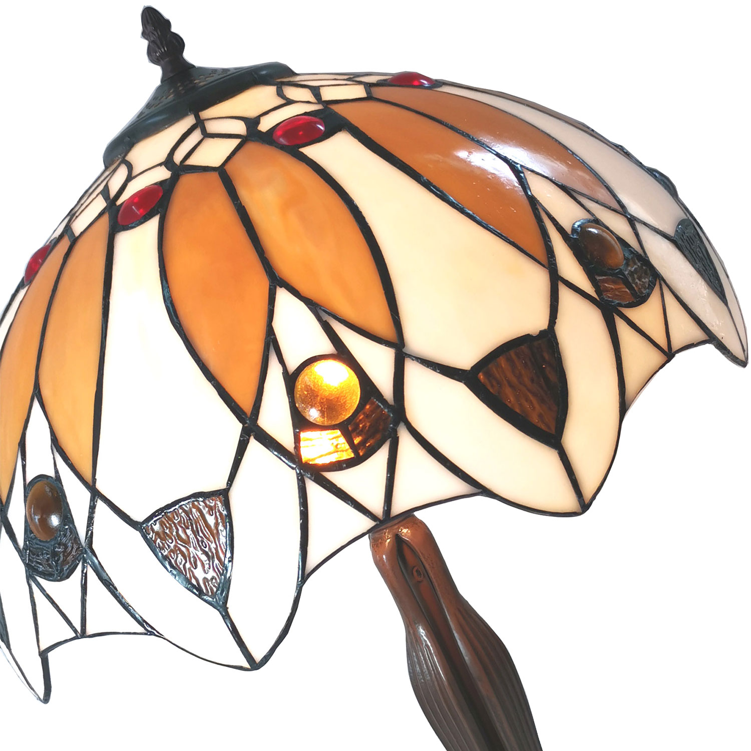 stolova vitrazna lampa tiffany