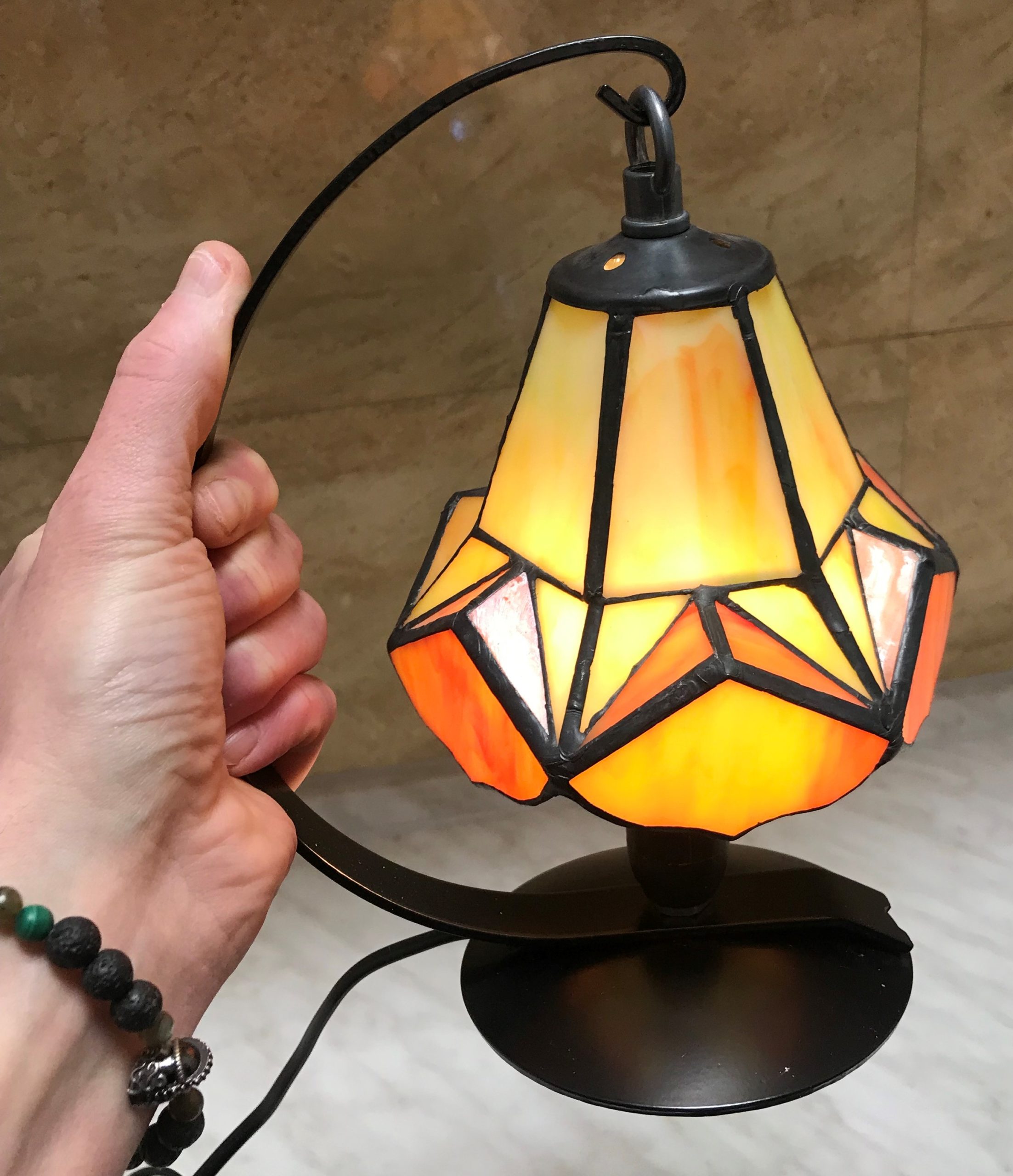 vitrazova stolova tiffany lampa y647