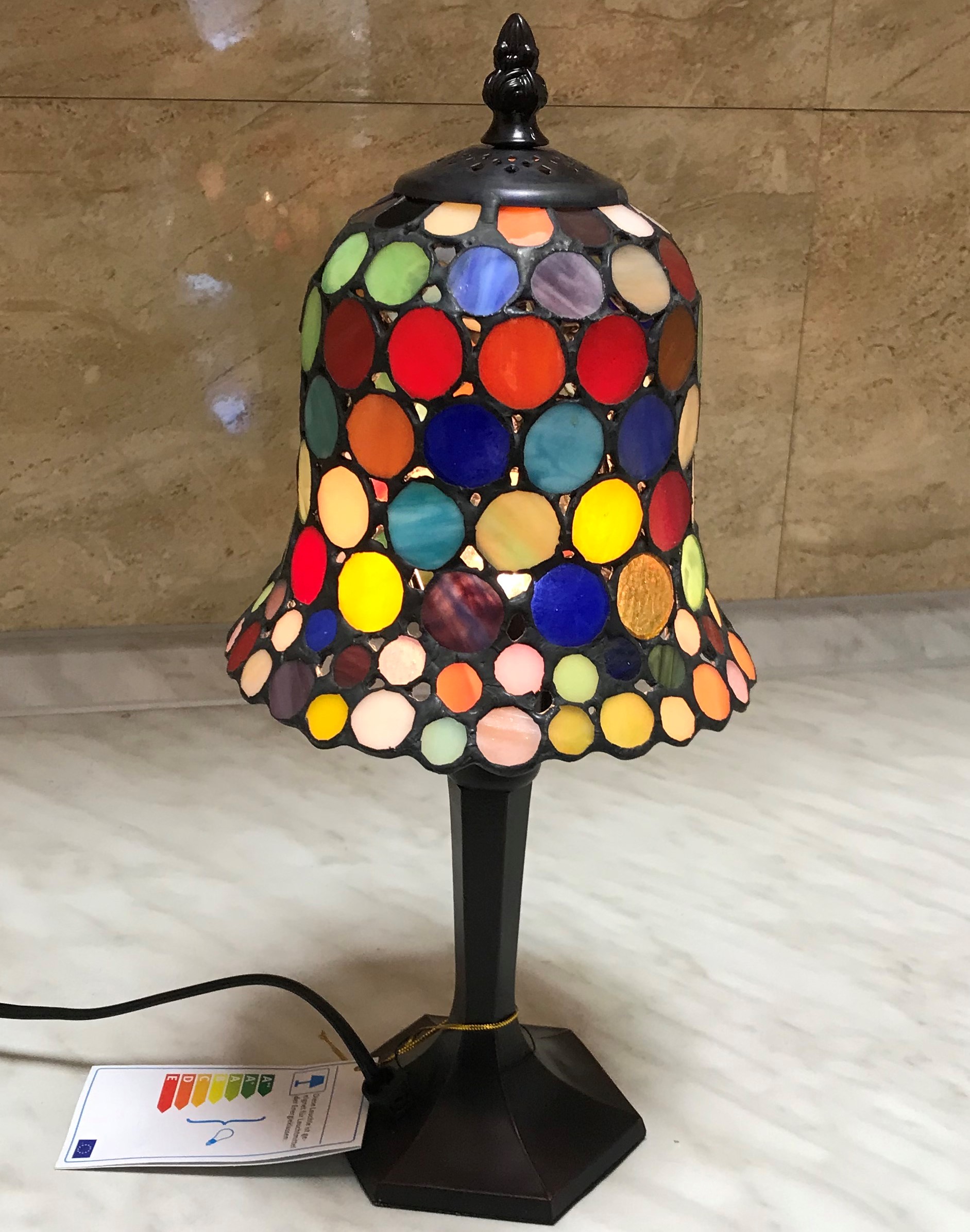 vitrazova stolova tiffany lampa bankarska lpt4010n