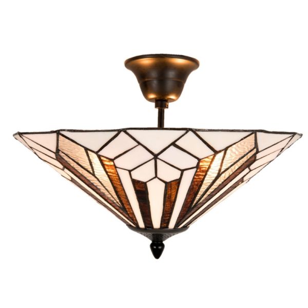 vitrážová lampa tiffany sropná, stropnica