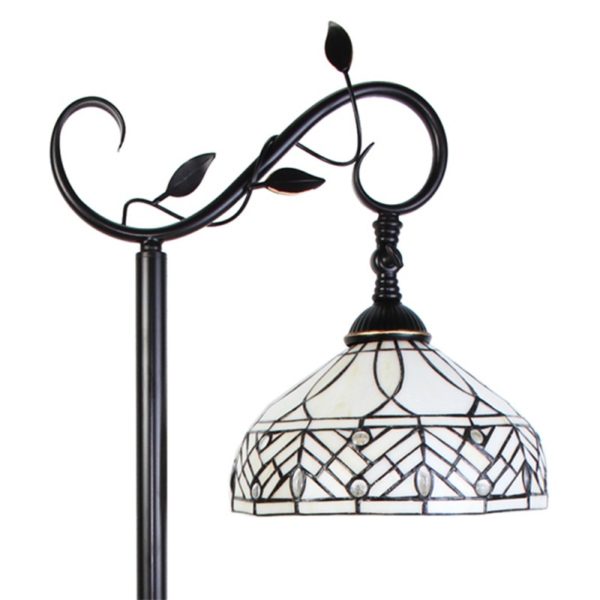 vitrazova lampa tiffany podlahova detail