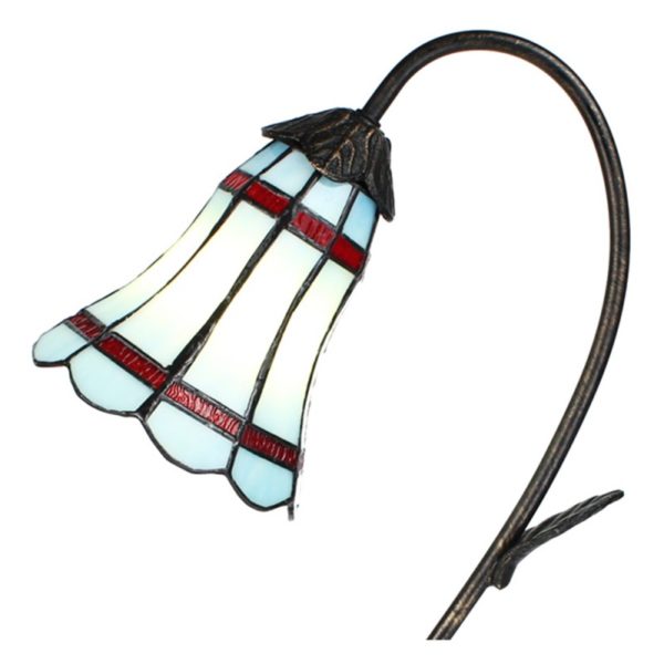 vitrazova lampa tiffany stolna detail