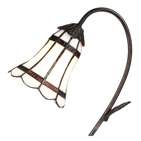 vitrazova lampa tiffany stolna detail